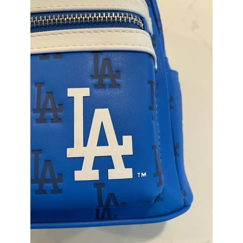 Loungefly MLB Los Angeles LA Dodgers Logo Mini Backpack Brand New With Tags NWT